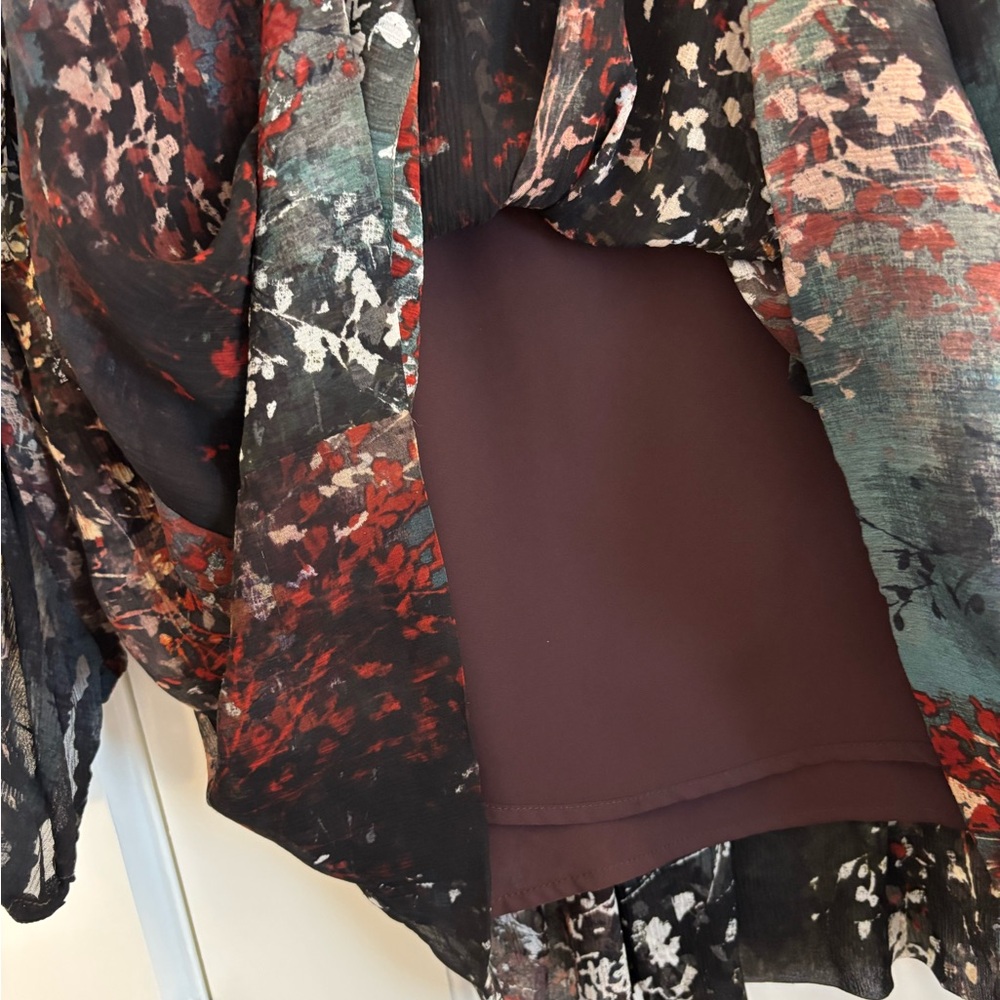 Patterned Sheer Top - image 2